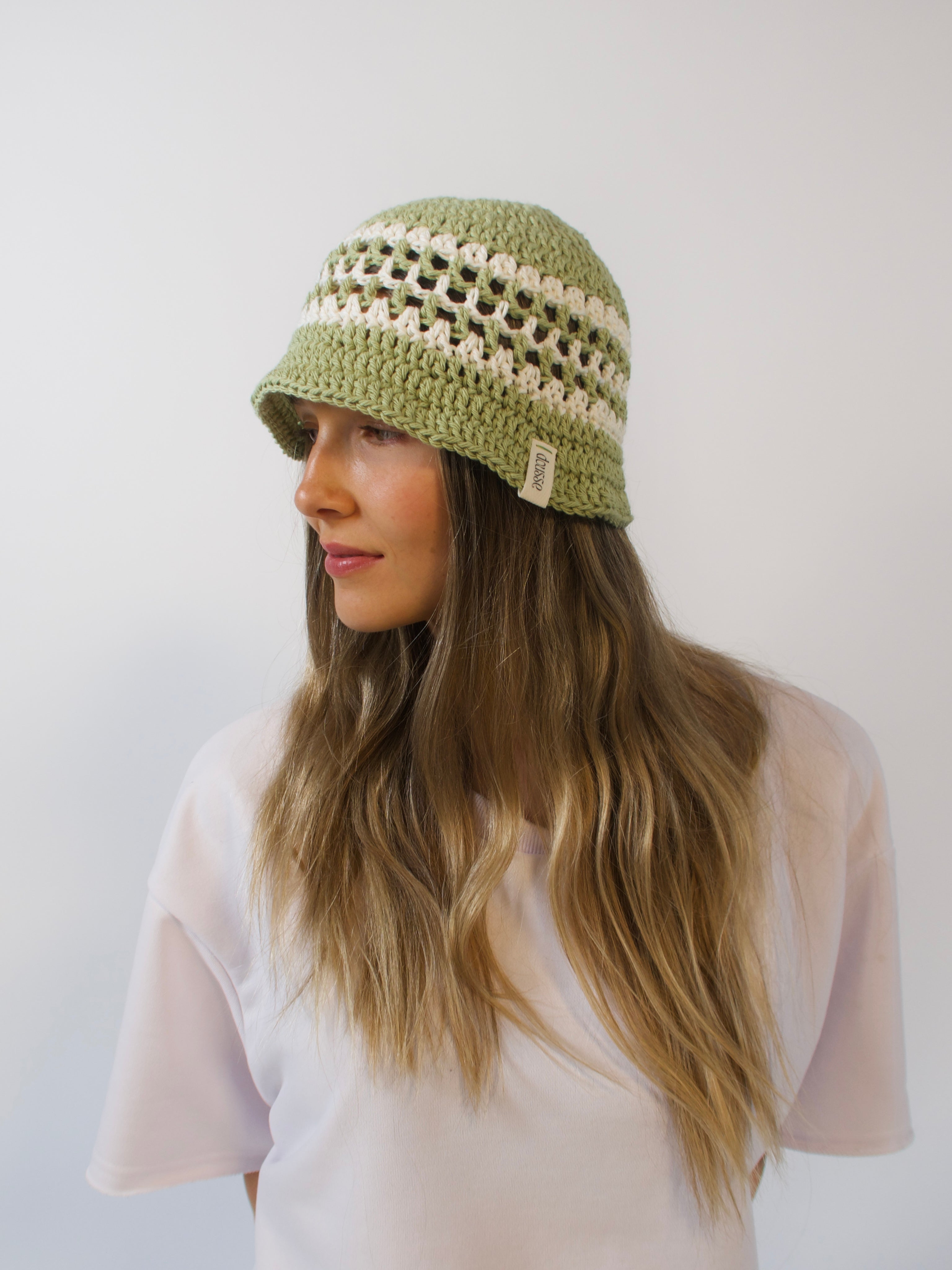 Bucket Hat – Matcha Cream