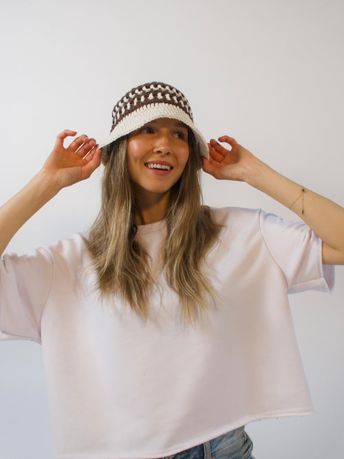 Bucket Hat – Iced Latte